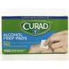 CURAD BOX of 100 ALCOHOL THICK PREP PADS