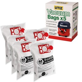 UTIZ - Compatible with Henry Hetty Hoover Bags | Replacement for NVM-1CH/907075 (Pack of 5)