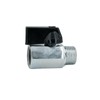 Refuuch Brass Mini Ball Valve 1/2" NPT Female x Male