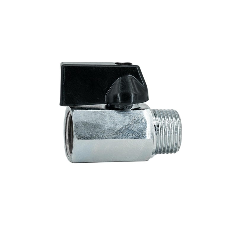 Refuuch Brass Mini Ball Valve 1/2" NPT Female x Male