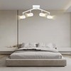 BoostArea 4-Light Track Lighting Kit, Modern Track Lighting Fixtures Ceiling,
