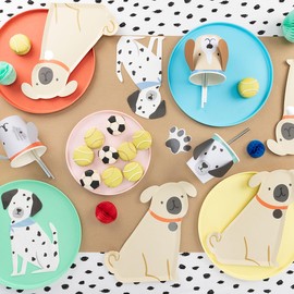 Meri Meri Pug Plates (Pack of 8)