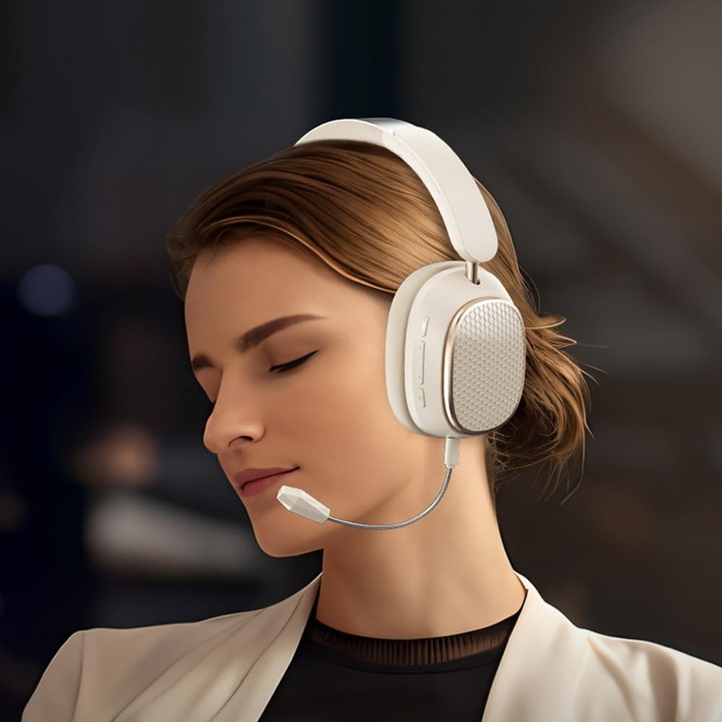 IHAO Premium Wireless Bluetooth 5.3 Over-Ear Headset with Active Noise