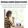 Portable Mini Voice Broadcast Alarm Clock with Wireless Bluetooth Card