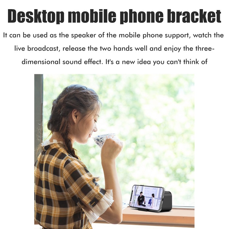 Portable Mini Voice Broadcast Alarm Clock with Wireless Bluetooth Card