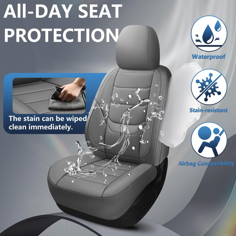 Toyota Tacoma Seat Covers Custom Fit 2016-2023,Truck Seat Covers for