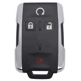 Horande Replacement Key Fob Cover Case fit for 2015-2018 Chevy Silverado Colorado GMC Canyon SLT Keyless Entry Remote Control Key Fob Shell M3N-32337100 (1)