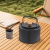 Bacocoo Camping Kettle, Portable Stovetop Tea Kettle Fast Heating Boiling