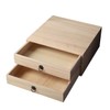 Cabilock Wooden Box Drawer Sundries Organizer Container Multipurpose Desktop Box