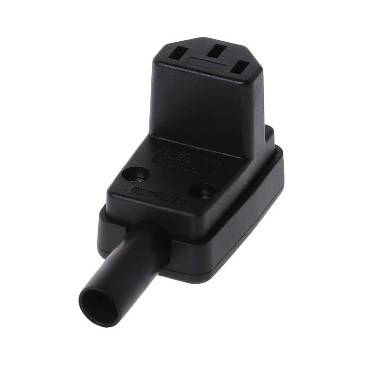 LANDUM 90 Degree Angled IEC 320 C13 Socket AC 10A