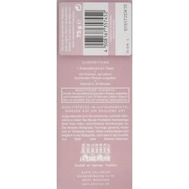 Dallmayr Tea Infusion Bag - Rosehip / Hibiscus Tea, Pack of 1 (1 x 75 g)