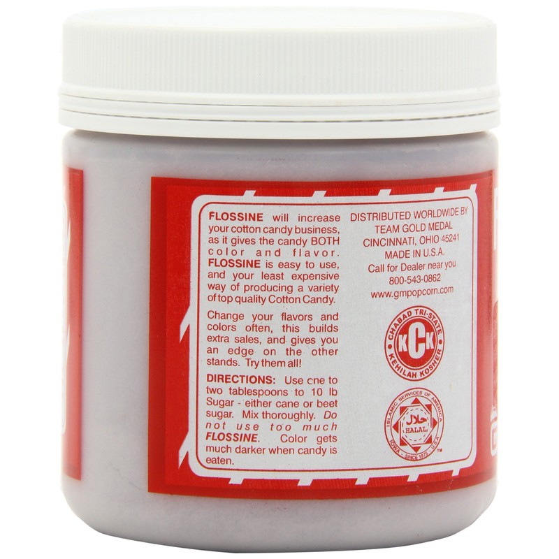 Gold Medal Flossine Can, Cherry Red, 1 Pound