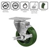 4 Inch High Temperature Casters, Oven-Safe Bakery Rack Casters, -20°F
