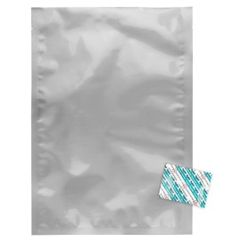 60 - 1 Gallon (10"x14") Mylar Bags & 60 - 300cc Oxygen Absorbers For Dried Dehydrated and Long Term Food Storage - Food Survival