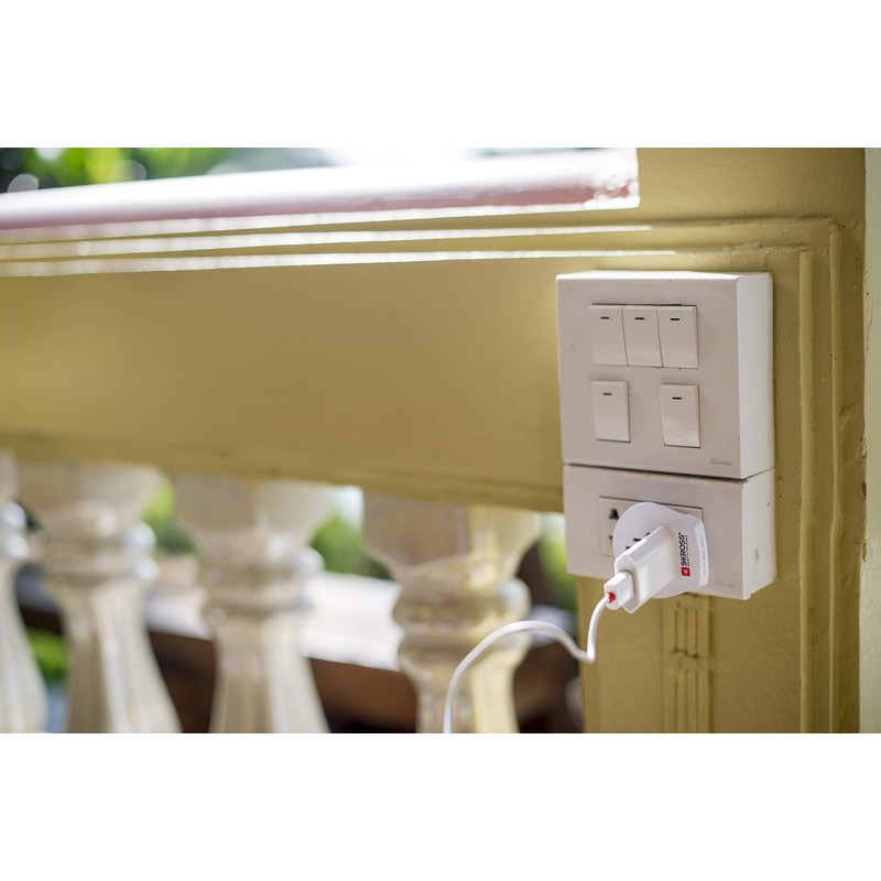 SKROSS Country Travel Adapter - World to Europe - white