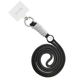 Celly Accessories Smartphones Brand Model Necklace Plain Nylon Black