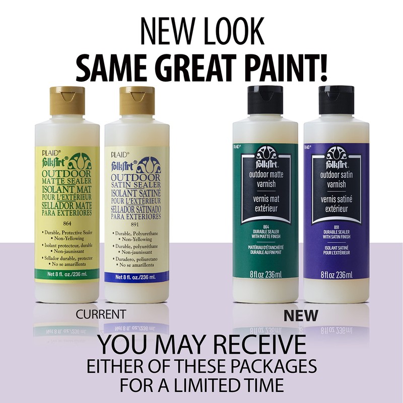 FolkArt Acrylic Outdoor Sealer (8 Ounce), Matte Finish