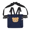 Rilakkuma Baby Chair Belt Hold Rilakkuma Face Patch (Navy)