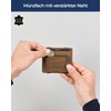 Lederhand Magic Wallet 2, Vintage Brown, Modern