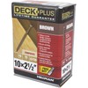 HILLMAN FASTENERS 48445 Deck Screws, Brown, 75 Piece