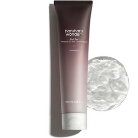 Haruharu Wonder Black Rice Moisture 5.5 Gel de limpieza suave 100 ml Fermentado Negro Arroz Facial Wash Limpiador de espuma
