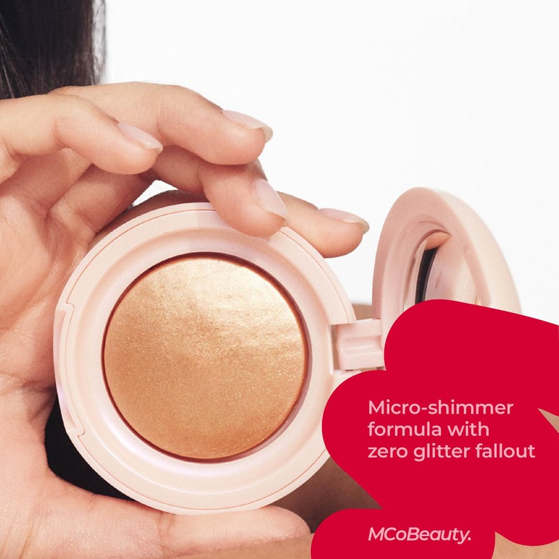 MCoBeauty Baked Highlighting Powder - Champagne