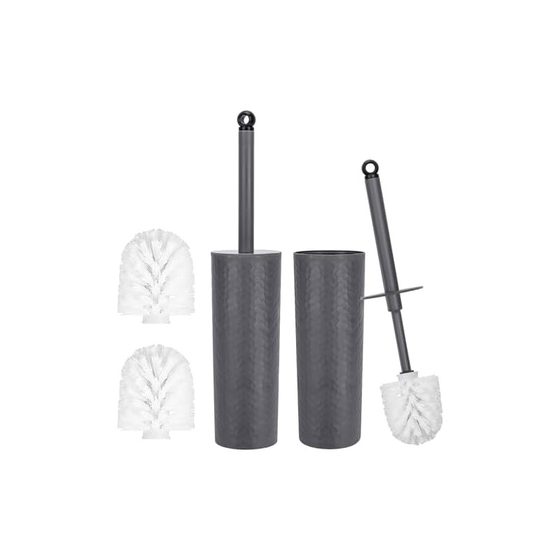 Juego de 2 Cepillos para Baño Ulable CP-JSE35 Gris Oscuro