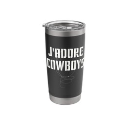 J'adore Cowboys Stainless Steel Insulated Tumbler