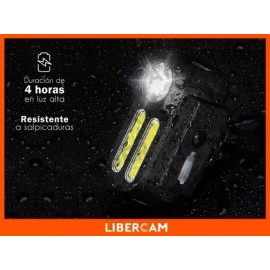 Transhine Lampara Linterna Led Para Bici/moto/patín Multifuncional