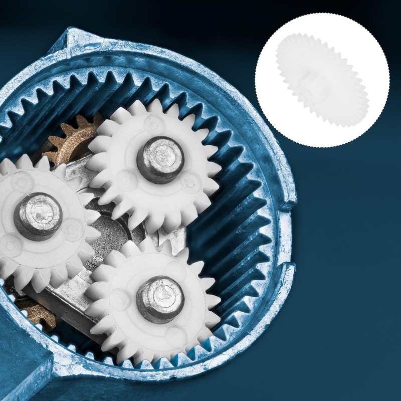 sourcing map 15Pcs Plastic Gears 40 Teeth Plastic Double Gears