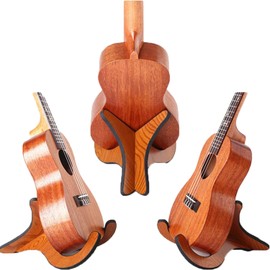 Portable Wood Stand for Small Guitar, Portable Wood Ukulele Stand for Small Guitar, Violin, Banjo, Mandolin