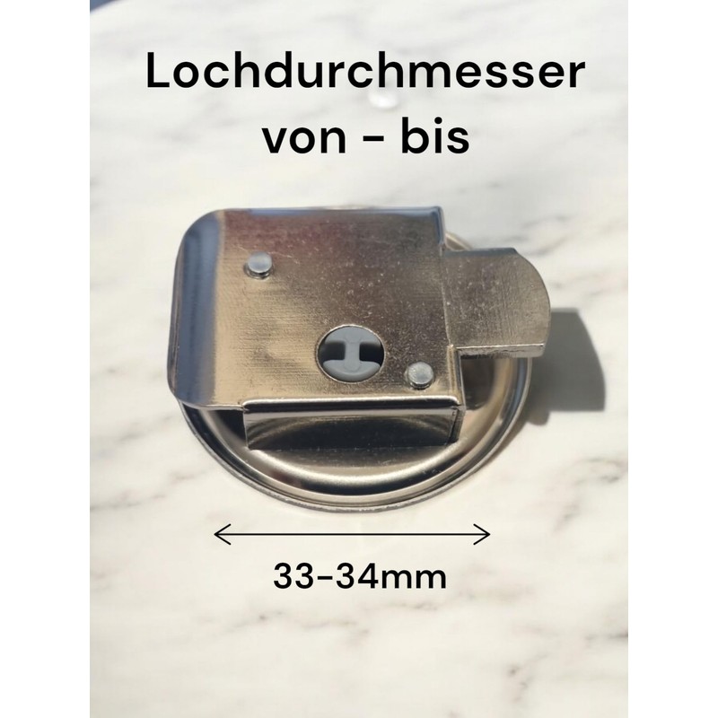 BTE Germany Money Box Lock 39 mm Metal