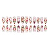 24Pcs Easter Press on Nails Medium Almond Fake Nails Cute