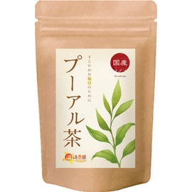 [Onkatsu Farm] Pu-erh (Pu'er) Japanese Black Tea - 25 Count Pyramid Tea Bags - Japanese Tea Made In Japan - English Label