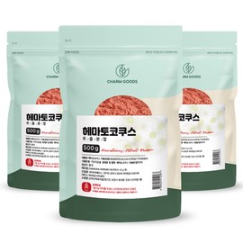 Charm goods Haematococcus extract powder 500g 3 packs (eye health containing astaxanthin lutein amino acid) / 헤마토코쿠스 추출 분말 500g 3팩 (아스타잔틴 루테인 아미노산 함유 눈건강)