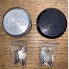 (2) COBRA HIDDEN SHACKLE PUCK LOCKS "ALUMINUM" PICK COLOR (4)ROUND
