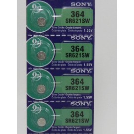 Sony 364 SR621SW Watch Battery 4Pc    (Exp. 10/2028)