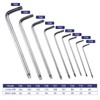 9-Piece Torx Key Set Tool, Double Headed Hex Key Set,