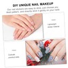 Healeved 6sets Shiny Glitter Nail Sequins Paillette for Manicure Art