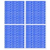 120 Pcs NO Equipment Ground Stickers 1x0.25 Inch Blue No