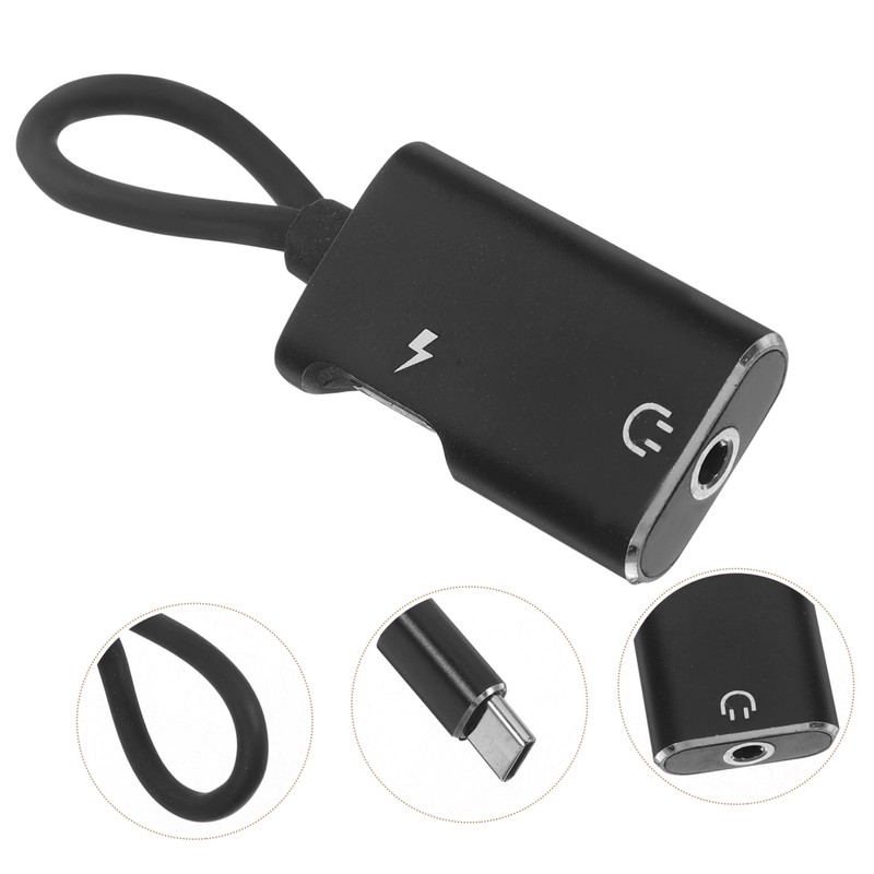 LABRIMP USB C to Headphone Adapter USB and Charging Converter