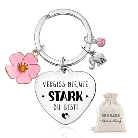 Geschenke für Frauen, Schlüsselanhänger Damen Mutmacher Geschenk Positive, Geburtstagsgeschenk Mama Freundin Erzieherin Kollegen Weihnachtsgeschenke für Frauen