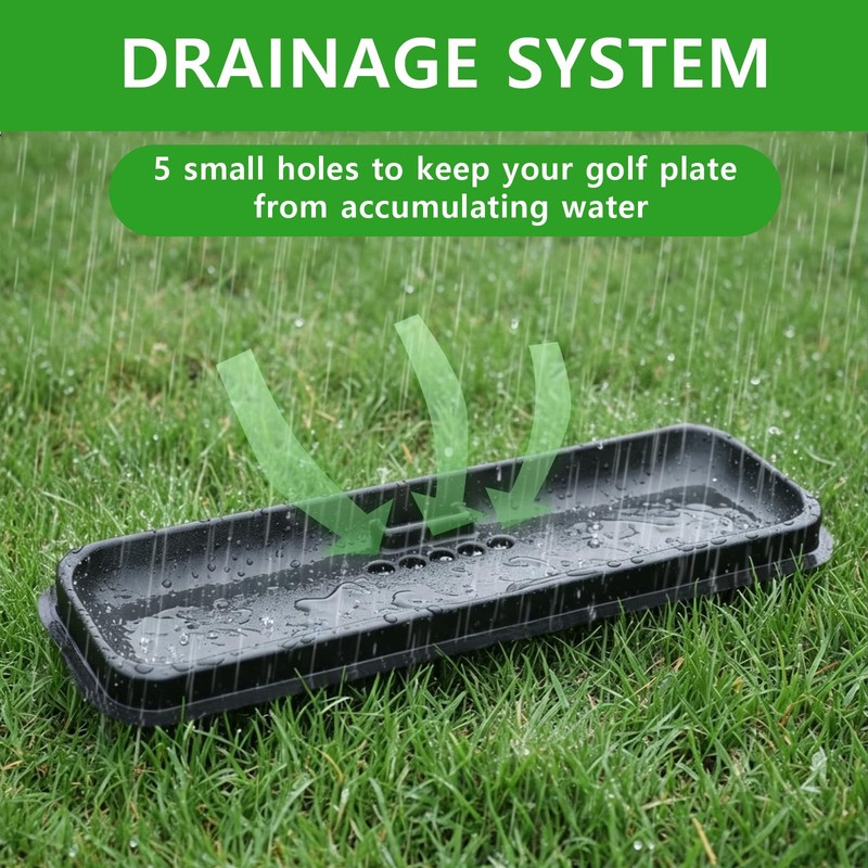 GCDZFYG 100-Ball Golf Tray with Phone Stand & Drainage Holes