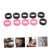 Healeved Pet Shear Ring Set 10pcs Hairdressing Scissor Finger Protector