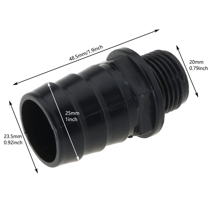 LUORNG 5IN1 Nozzles Kit for Fountain Pump, Aquarium, Fish Tank,