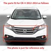 NAYSON 9PC For Honda CR-V 2012-2014 Front Chrome Grille Fog
