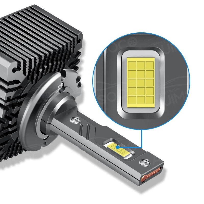 AUIMSOCO 6000K White LED Headlight Bulb D3S D3R High Low