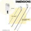 Extend A Vue Inspection Mirror Telescoping Pole, Lightweight & Durable,
