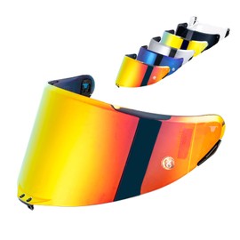 MXJ Gear Pista GP RR Visor Replacement - Pista Helmet Visor Motorcycle Helmet Shield for Pista GPR/CORSA-R/Pista GPRR/Race 3 (Chrome Red)