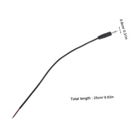 SHINEOFI 1set Male Plug to Bare Wire Audio Cable Mono Jack Connector for Headphones Earphones and Microphones Durable Replacement for Music and Gaming Devices Black 10pcs